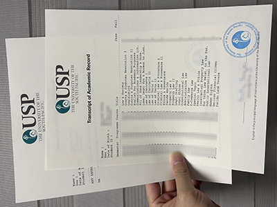 University of the South Pacific transcript