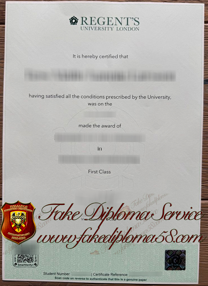 Regent's University London diploma