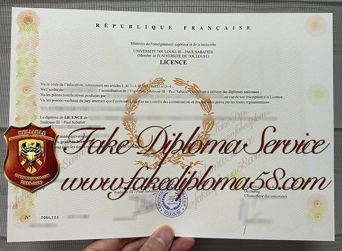 Universite Toulouse III - Paul Sabatier diploma