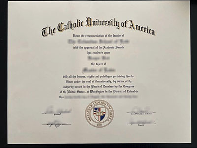 Can i obtain a fake Catholic University of America diploma online?