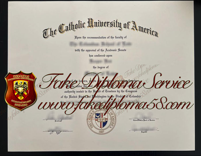 Catholic University of America diploma