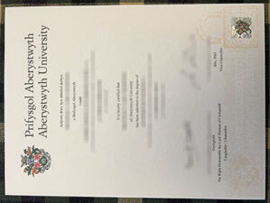Prifysgol Aberystwyth University diploma