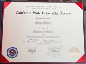 California State University, Fresno diploma