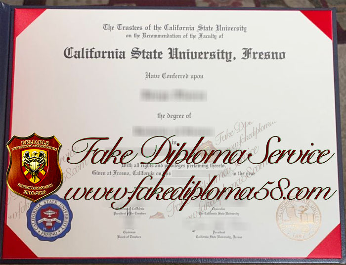 California State University, Fresno diploma
