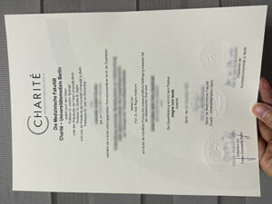 Charité – Universitätsmedizin Berlin Urkunde