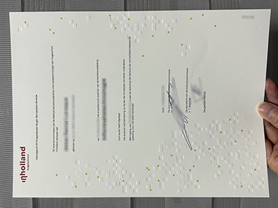 Unusual method to obtain a Hogeschool Inholland diploma online.