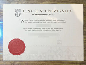 Lincoln University diploma