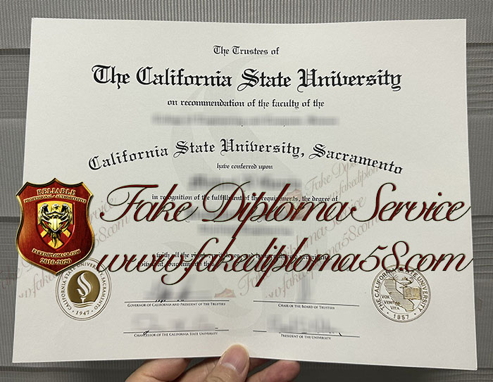 Sacramento State diploma