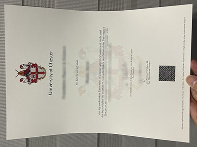 Ordering a University of Chester diploma for finding a better job.