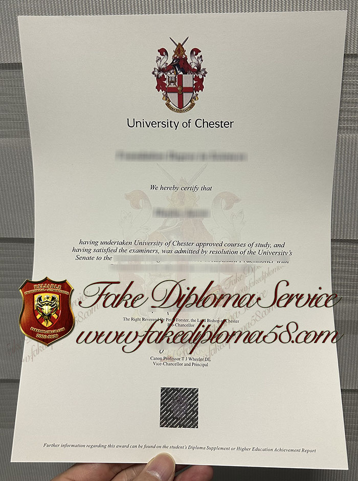 University of Chester diploma