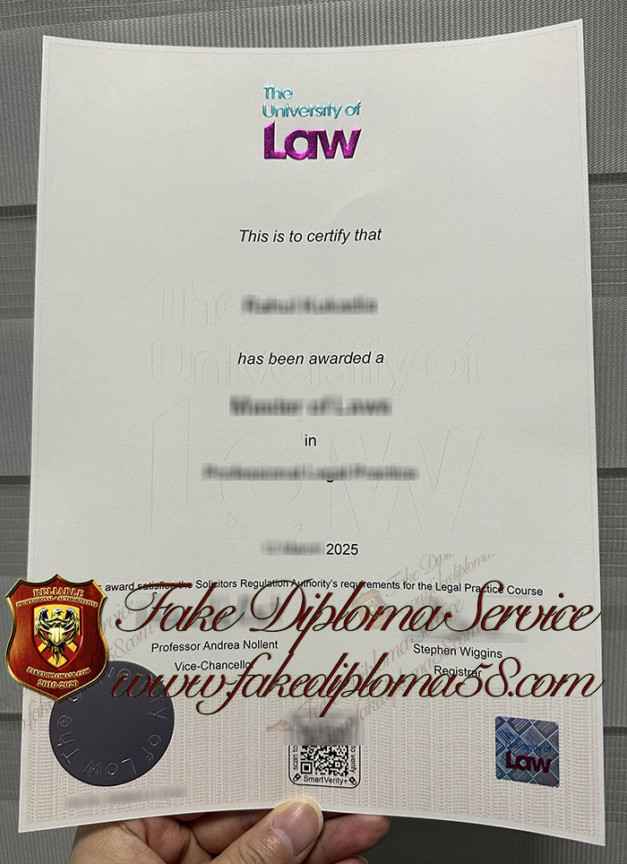 University of Law diploma