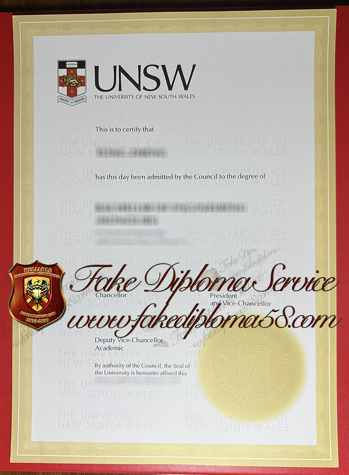 University of New South Wales diploma