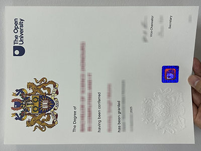 How does a The UK Open University diploma look like?