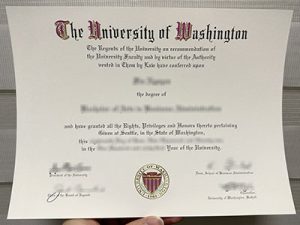 University of Washington diploma
