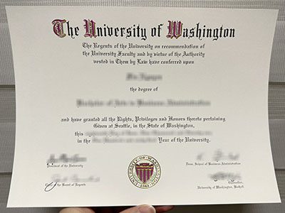 University of Washington diploma