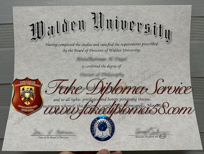 Walden University diploma
