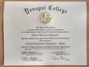 Yavapai College diploma